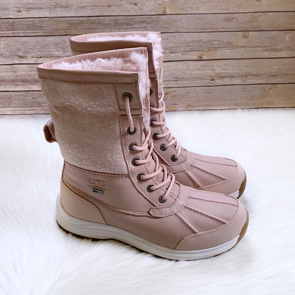 UGG Adirondack III Snow Leopard Quartz Boots - Picture 2 of 9